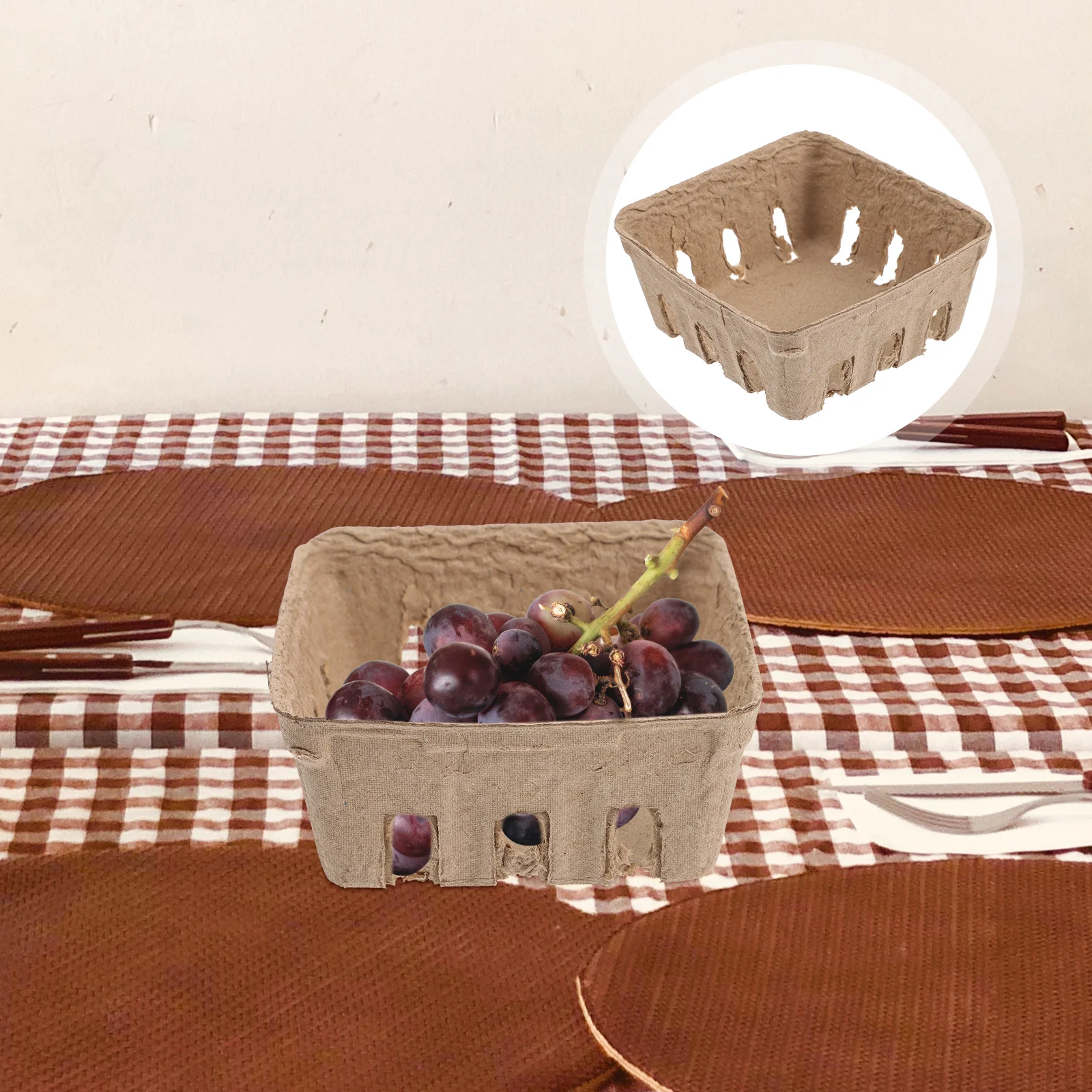 50 Pcs Paper Berry Container Veggie Tray Household Baskets Fruit Keeper Lightweight Rustic Decor Wedding Picnic
50 Pcs Paper Berry Container Veggie Tray Household Baskets Fruit Keeper Lightweight Rustic Decor Wedding Picnic
