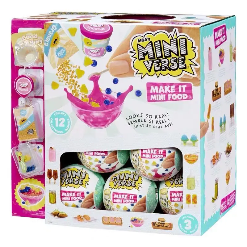 MGA Miniverse Make It Mini Food Cafe Series 6 Blind Box Diy Tea Food Doll Gifts Toys Collect Ornaments
MGA Miniverse Make It Mini Food Cafe Series 6 Blind Box Diy Tea Food Doll Gifts Toys Collect Ornaments