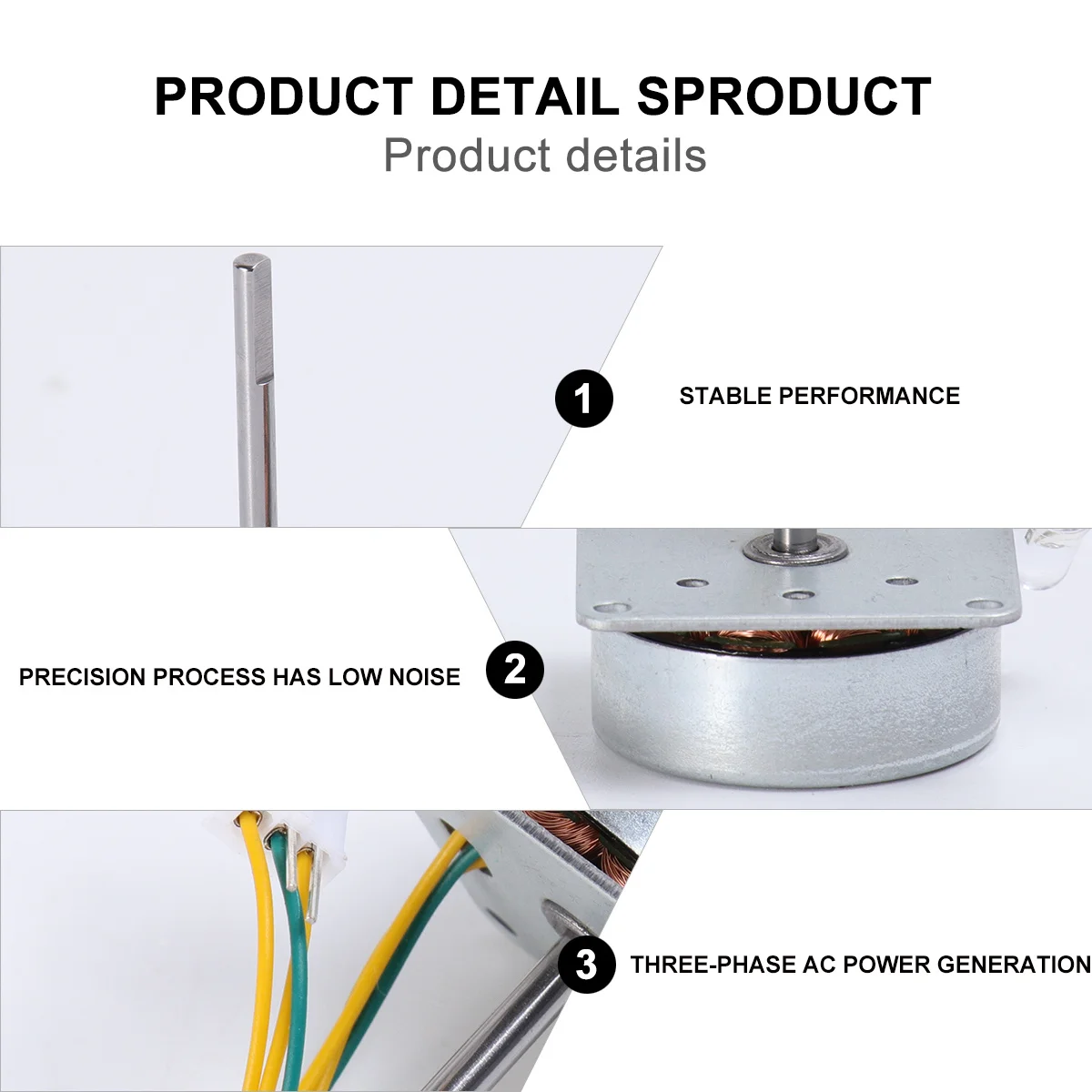 Miniature Ac Three Phase Generator Brushless Motor for DIY Educational Projects 12V 6W LED Compatible Wind Generator
Miniature Ac Three Phase Generator Brushless Motor for DIY Educational Projects 12V 6W LED Compatible Wind Generator