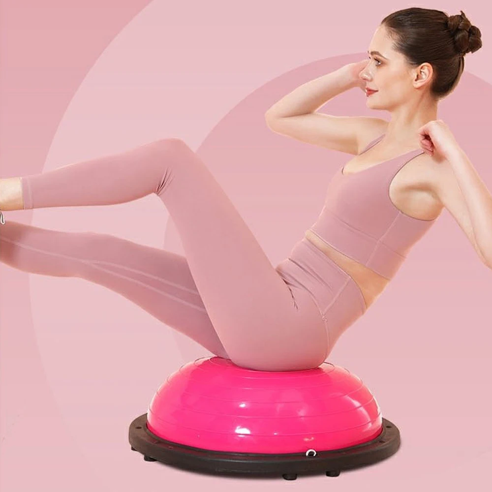 Frosted Wave Speed Ball Thickened PVC Foot Step Semicircle Balance Ball Yoga Studio Pilates Equipment Household 2 
Frosted Wave Speed Ball Thickened PVC Foot Step Semicircle Balance Ball Yoga Studio Pilates Equipment Household 2