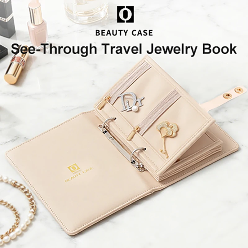 Travel Jewelry Organizer Book, Portable Jewellery Storage Bag for Necklaces, Rings, Earrings & Bracelets, Travel Essential
Travel Jewelry Organizer Book, Portable Jewellery Storage Bag for Necklaces, Rings, Earrings & Bracelets, Travel Essential