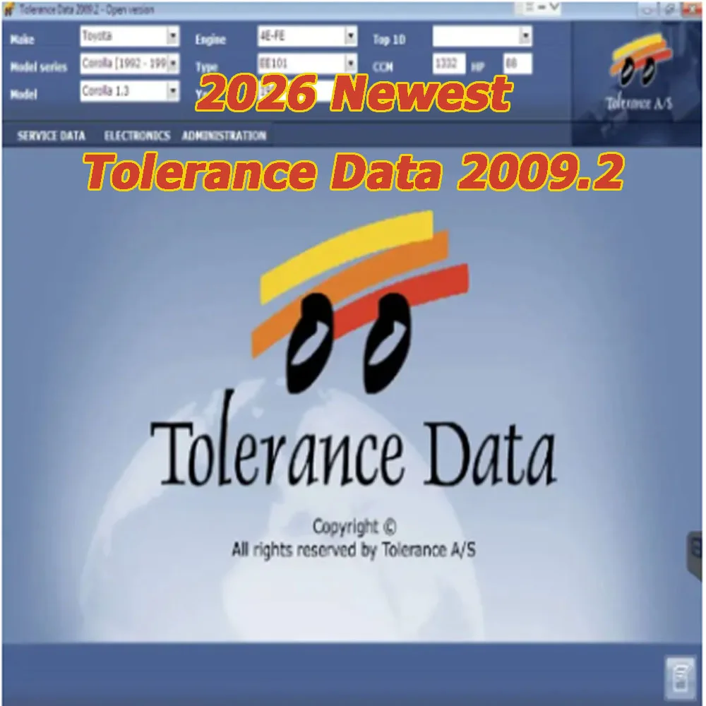 2026 Newest Auto Repair Data 2009.2 Tolerance Data with Free Keygen Unlimited Activator Car Diagnostic Repair Software Tool
2026 Newest Auto Repair Data 2009.2 Tolerance Data with Free Keygen Unlimited Activator Car Diagnostic Repair Software Tool