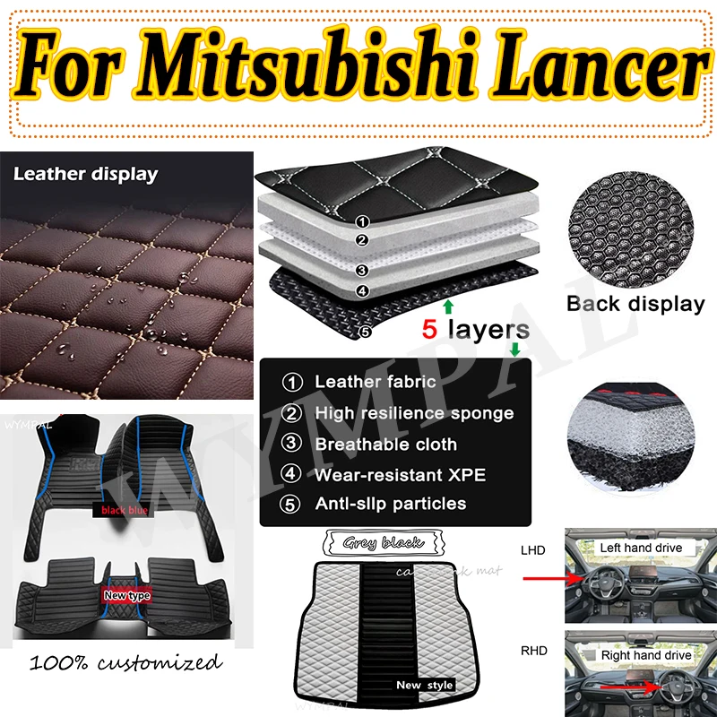Роскошные автомобильные коврики для Mitsubishi Lancer Evolution IX RS GSR 2006 ~ 2007 Ковер Автомобильный коврик Alfombrillas Coche Автомобильный водонепроницаемый полный
Роскошные автомобильные коврики для Mitsubishi Lancer Evolution IX RS GSR 2006 ~ 2007 Ковер Автомобильный коврик Alfombrillas Coche Автомобильный водонепроницаемый полный