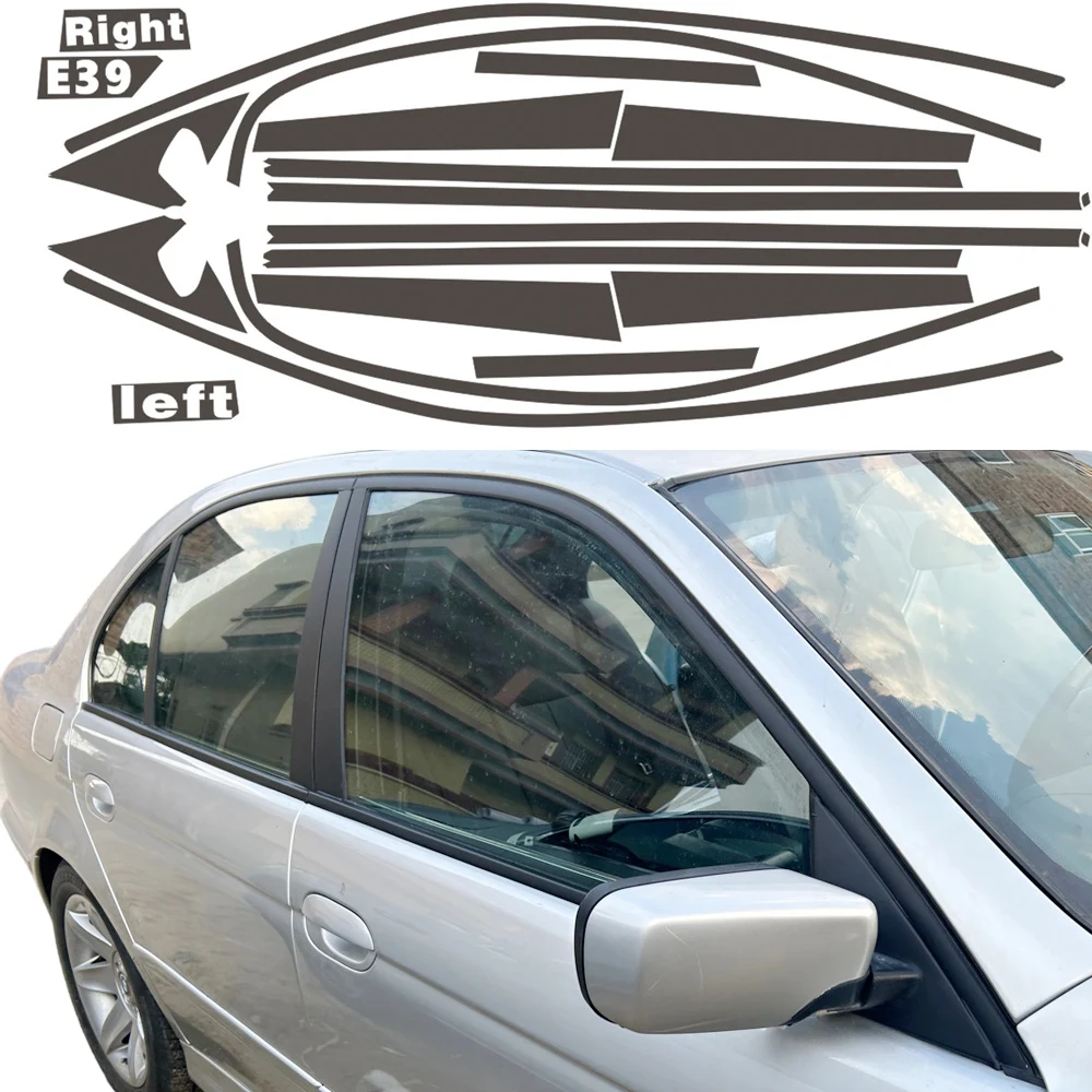 Exterior Window Trim Chrome Delete Film For BMW 5 Series E39 1996-2003 Glossy/Matte Black Sticker
Exterior Window Trim Chrome Delete Film For BMW 5 Series E39 1996-2003 Glossy/Matte Black Sticker