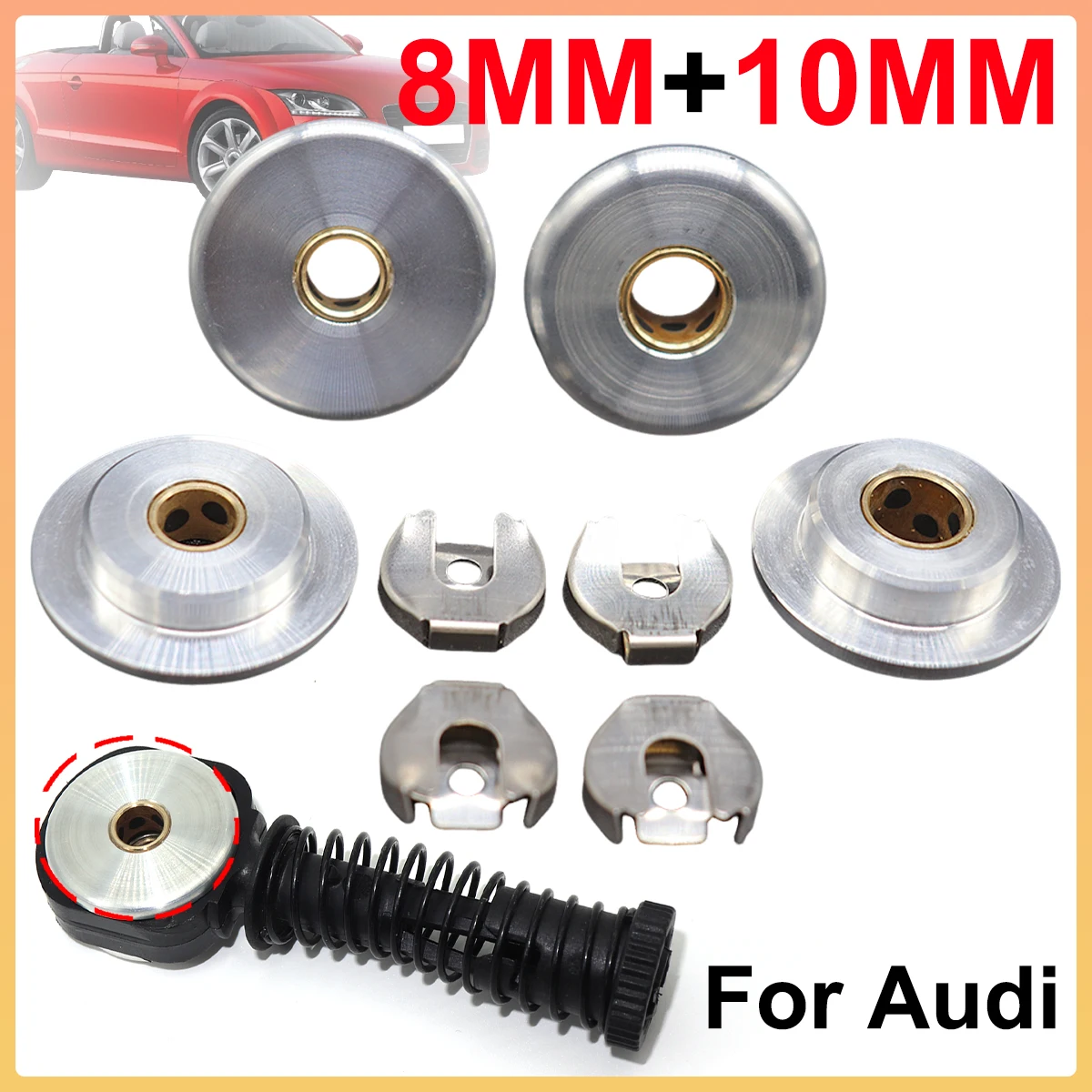 8MM 10MM Manual Gear Shift Cable Linkage End Rod Shifter Pivot Bushing W/Lock Washer Clip Repair For Audi TT 8N 98-06 8J 2008-14
8MM 10MM Manual Gear Shift Cable Linkage End Rod Shifter Pivot Bushing W/Lock Washer Clip Repair For Audi TT 8N 98-06 8J 2008-14