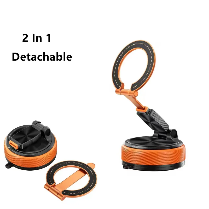 Foldable Car Vacuum Adsorption Suction Cup Magnetic Dashboard Phone Holder For The Car On The Glass Removable Finger Ring Stand
Foldable Car Vacuum Adsorption Suction Cup Magnetic Dashboard Phone Holder For The Car On The Glass Removable Finger Ring Stand