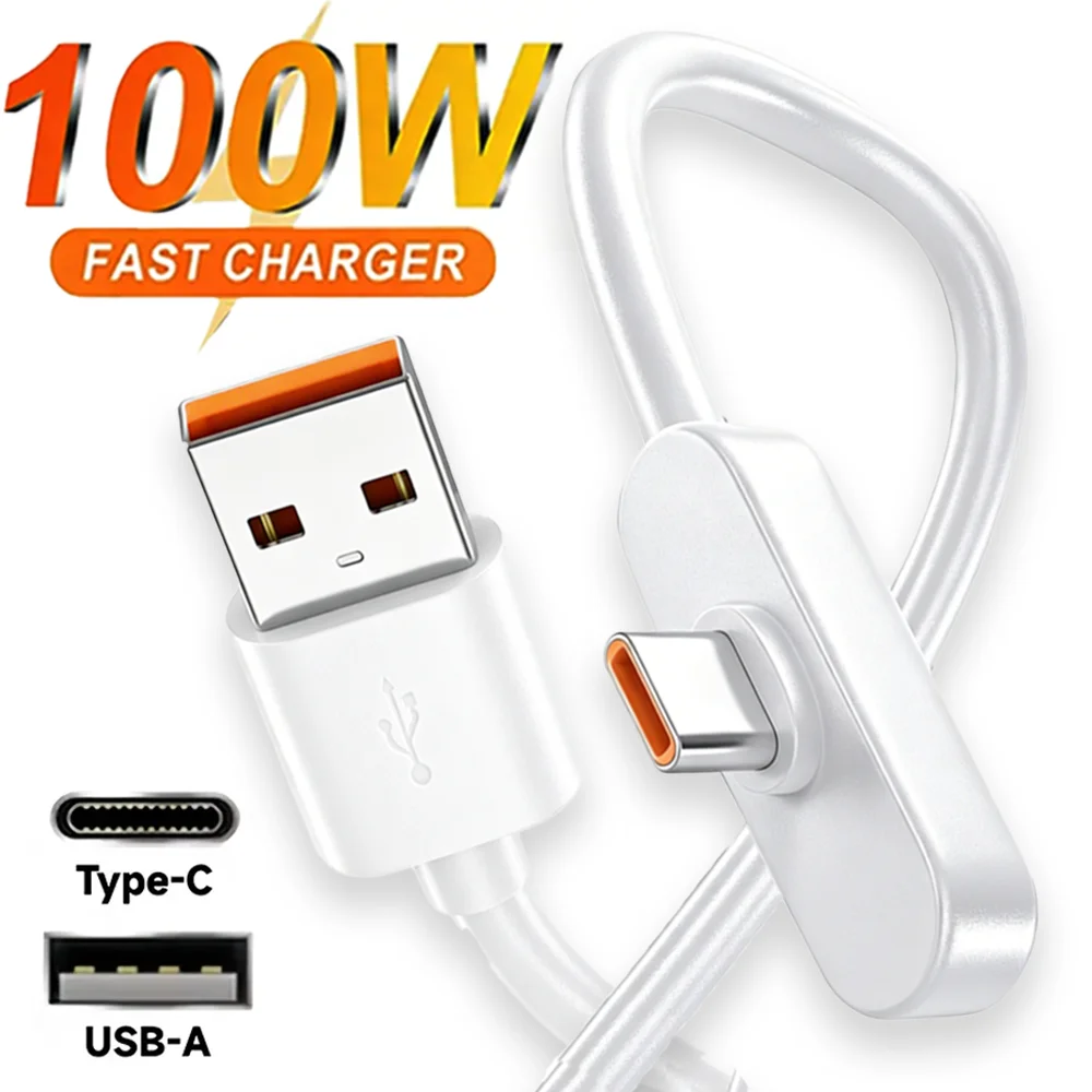 1m/1.5m/2m 100W USB A To Type C 480mbps Fast Charging Data Cable Premium PVC Elbow Cord for Game for Samsung Xiaomi Phone Laptop
1m/1.5m/2m 100W USB A To Type C 480mbps Fast Charging Data Cable Premium PVC Elbow Cord for Game for Samsung Xiaomi Phone Laptop