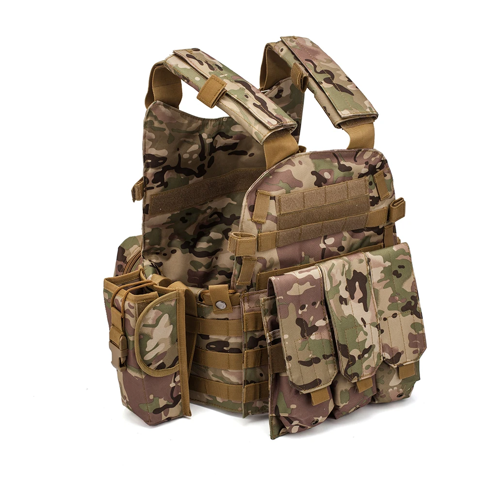AAMolle CP Multicam Camouflage Tactical Vest Military Airsoft Army Vest with 6094 M4 Pouch Plate Carrier Body Armor Gear
AAMolle CP Multicam Camouflage Tactical Vest Military Airsoft Army Vest with 6094 M4 Pouch Plate Carrier Body Armor Gear