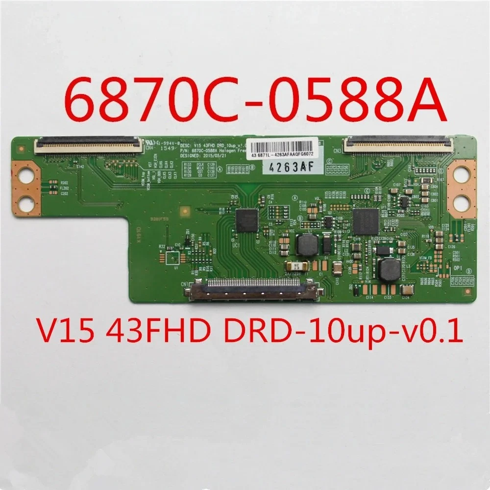 6870C-0588A V15 43FHD DRD-10up-v0.1 Original Logic Board T-con Board for TV
6870C-0588A V15 43FHD DRD-10up-v0.1 Original Logic Board T-con Board for TV