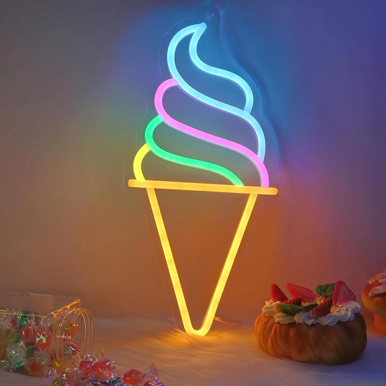 Ice Cream Neon Sign Dimmable Energy-Efficient Night light for Pub Shop Beach Store Decor Party Wall Decor Birthday Art Gift
Ice Cream Neon Sign Dimmable Energy-Efficient Night light for Pub Shop Beach Store Decor Party Wall Decor Birthday Art Gift