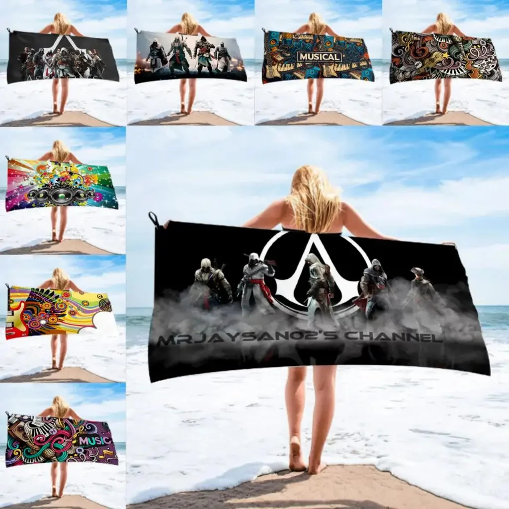 Art music guitar doodle Bath Towel beach towel female silk printed long skirt wrapped bikini covered sunscreen blanket
Art music guitar doodle Bath Towel beach towel female silk printed long skirt wrapped bikini covered sunscreen blanket