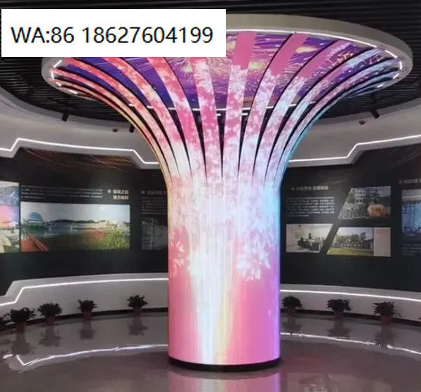 LED SignageIndoor P1.2 P1.5 P1.8 P2 P2.5 P3 P4 Curved Soft Flexible Display Screen Exhibition Trade Show Cylindrical Column
LED SignageIndoor P1.2 P1.5 P1.8 P2 P2.5 P3 P4 Curved Soft Flexible Display Screen Exhibition Trade Show Cylindrical Column