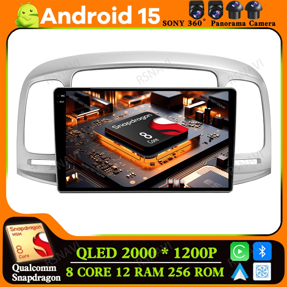 Android 15 For Hyundai Accent 3 2006 - 2011 GPS Car Radio Navigation Multimedia 5G WIFI Viedo Player Qualcomm BT
Android 15 For Hyundai Accent 3 2006 - 2011 GPS Car Radio Navigation Multimedia 5G WIFI Viedo Player Qualcomm BT