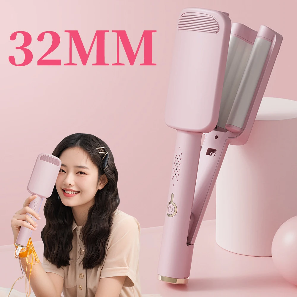 Electric Curling Iron 32MM Women's Hair Styling Tool Hair Curler Fast Heating Titanium Barrel for Curly Waves Home Appliance
Electric Curling Iron 32MM Women's Hair Styling Tool Hair Curler Fast Heating Titanium Barrel for Curly Waves Home Appliance