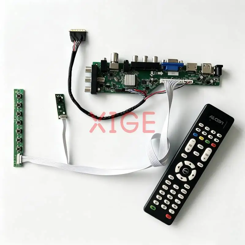 Drive Board Fit LTN133AT16 HSD101PWW1 LTN121AT11 B101EW05 1280*800 HDMI/VGA/AV/USB/DVB Laptop Screen 1280x800 40Pin LVDS Kit DIY
Drive Board Fit LTN133AT16 HSD101PWW1 LTN121AT11 B101EW05 1280*800 HDMI/VGA/AV/USB/DVB Laptop Screen 1280x800 40Pin LVDS Kit DIY
