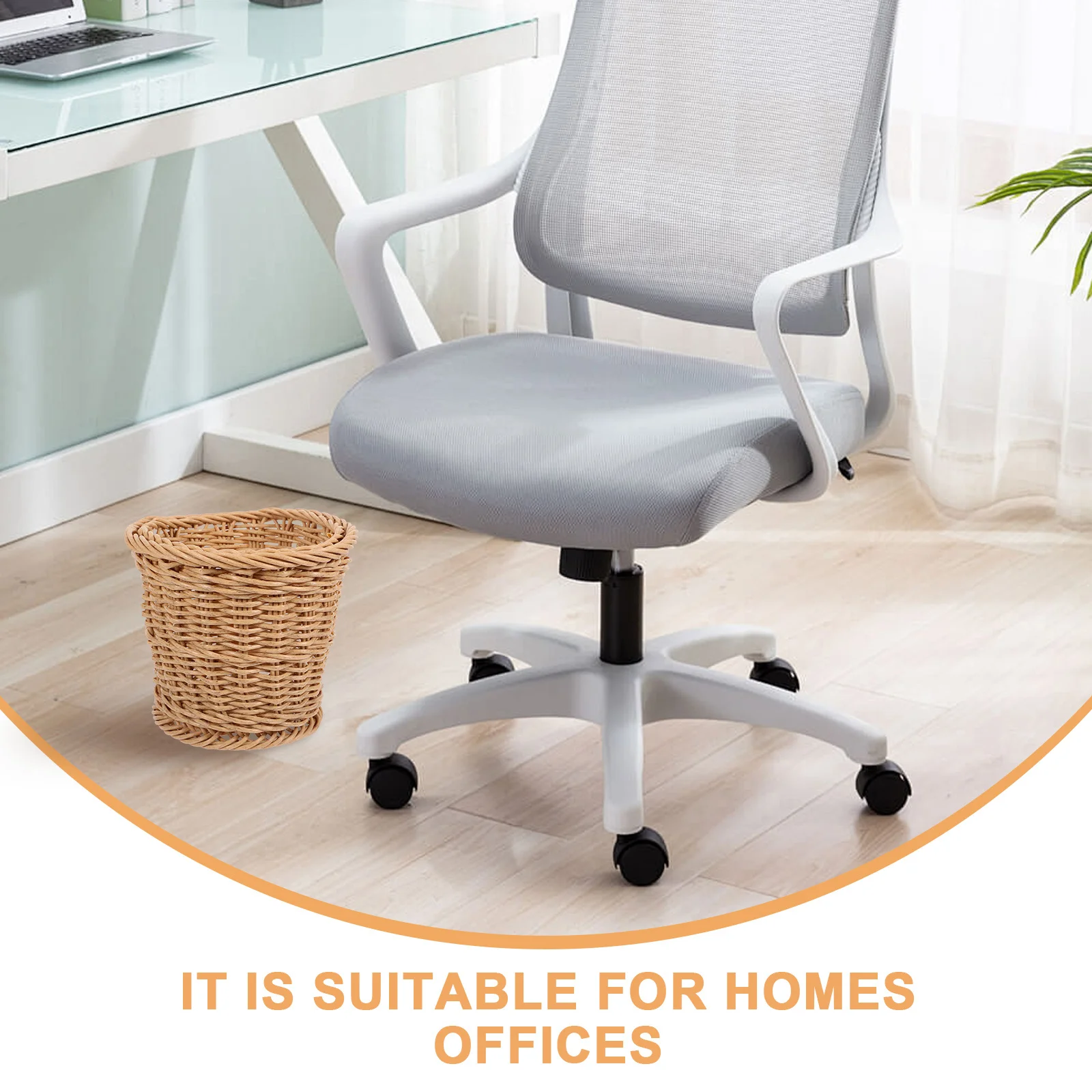 Woven Trash Can Faux Rattan Lightweight Round Waste Basket for Bathroom Bedroom Office Home Fruits Basket Bathroom Waste Baskets
Woven Trash Can Faux Rattan Lightweight Round Waste Basket for Bathroom Bedroom Office Home Fruits Basket Bathroom Waste Baskets