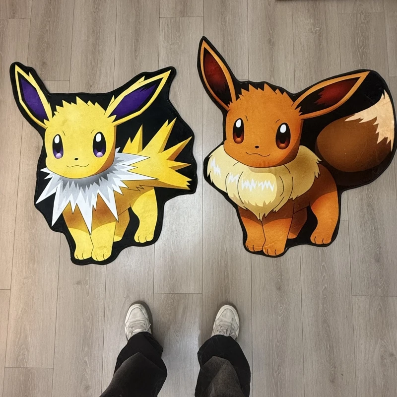 Pokémon Eevee & Jolteon Shaped Carpet Anime Inspired Floor Mats Soft Flannel Non Slip Ideal for Home Decor Bedroom/Living Room
Pokémon Eevee & Jolteon Shaped Carpet Anime Inspired Floor Mats Soft Flannel Non Slip Ideal for Home Decor Bedroom/Living Room