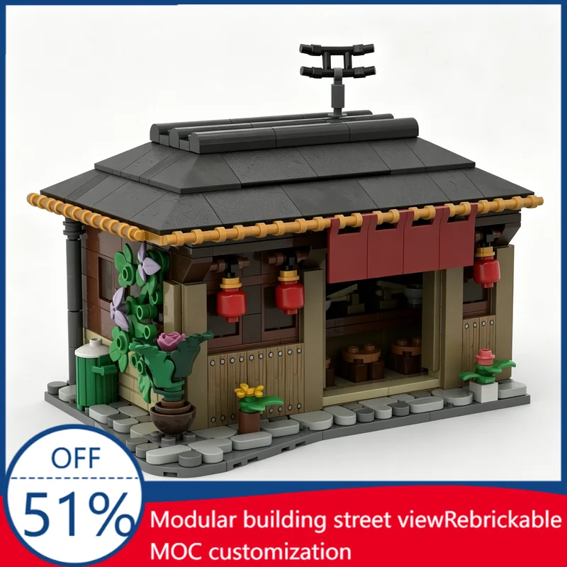 500PCS Japanese Ramen Shop Model Custom Building Blocks Street View Assembly Educational Toy Creative Collection Display Gifts
500PCS Japanese Ramen Shop Model Custom Building Blocks Street View Assembly Educational Toy Creative Collection Display Gifts