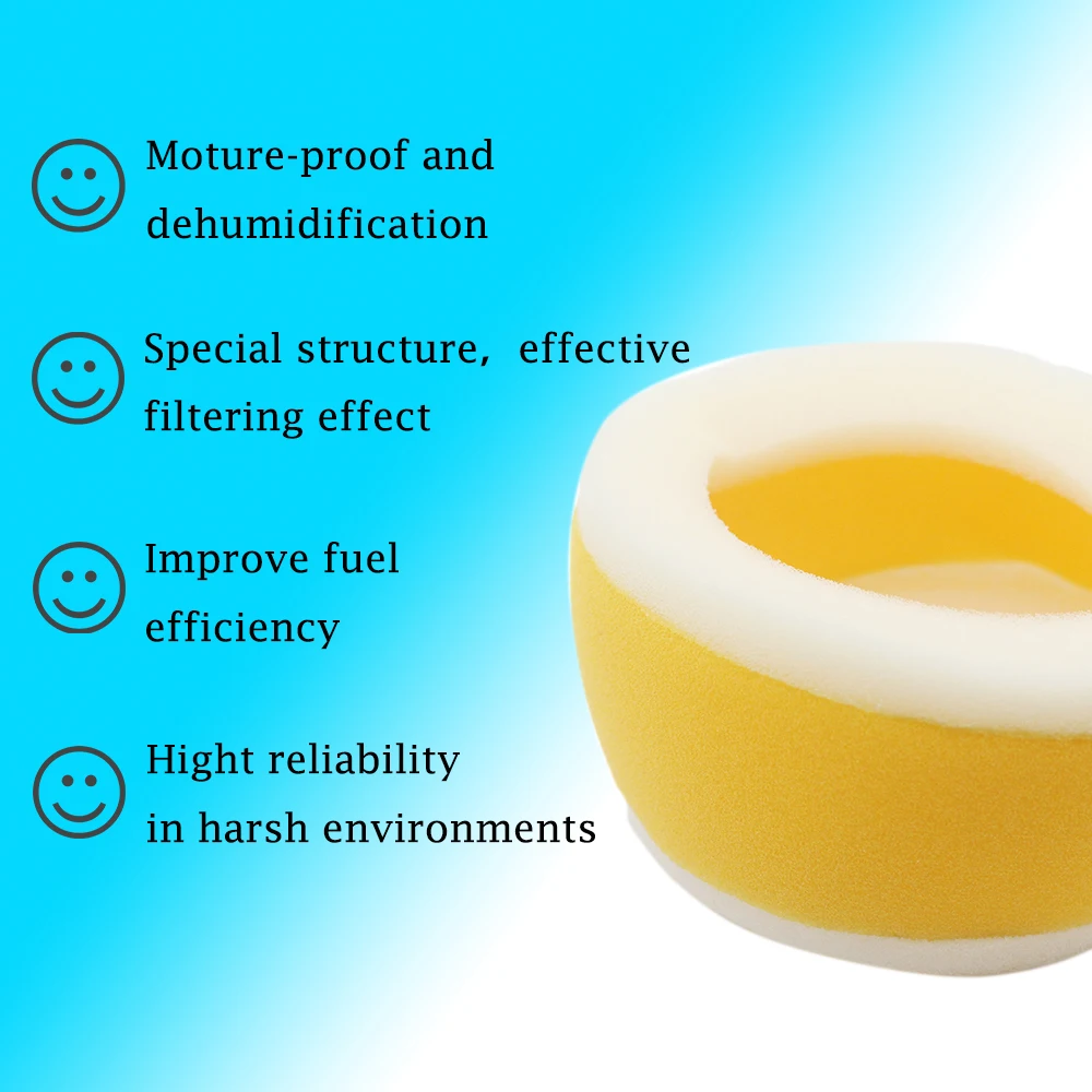 Pokhaomin Motorcycle Sponge Air Filter High Flow Air Intake Filter Cleaner Cotton for Yamaha XV250
Pokhaomin Motorcycle Sponge Air Filter High Flow Air Intake Filter Cleaner Cotton for Yamaha XV250