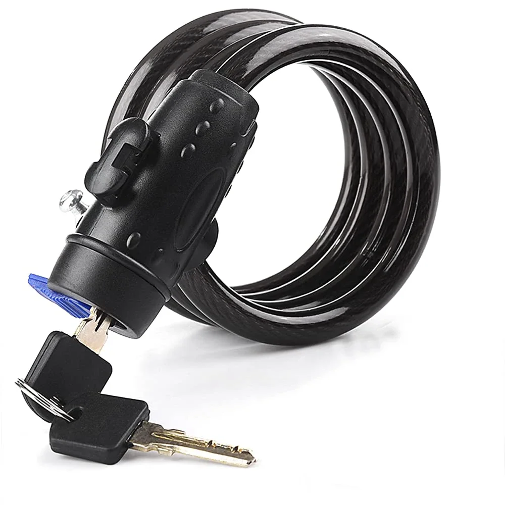 Bicycle Lock Outdoor Anti-Theft Bike Lock with 2 Keys Weatherproof Heavy Duty Bicycle Lock for Bicycle Motorcycle Scooter Ulac
Bicycle Lock Outdoor Anti-Theft Bike Lock with 2 Keys Weatherproof Heavy Duty Bicycle Lock for Bicycle Motorcycle Scooter Ulac