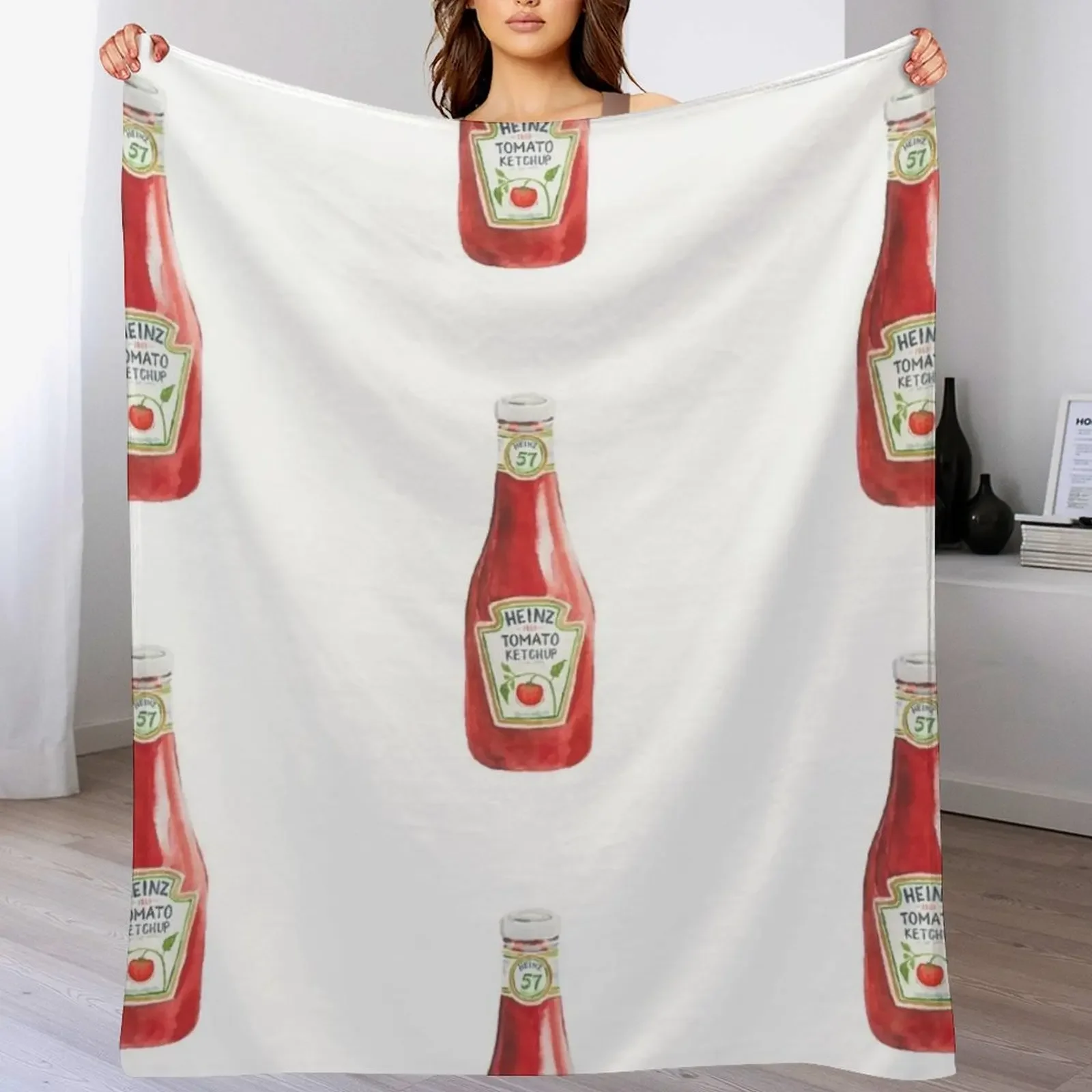 Classic ketchup bottle watercolor Throw Blanket Multi Purpose Soft Warm Blanket for Home Travel
Classic ketchup bottle watercolor Throw Blanket Multi Purpose Soft Warm Blanket for Home Travel