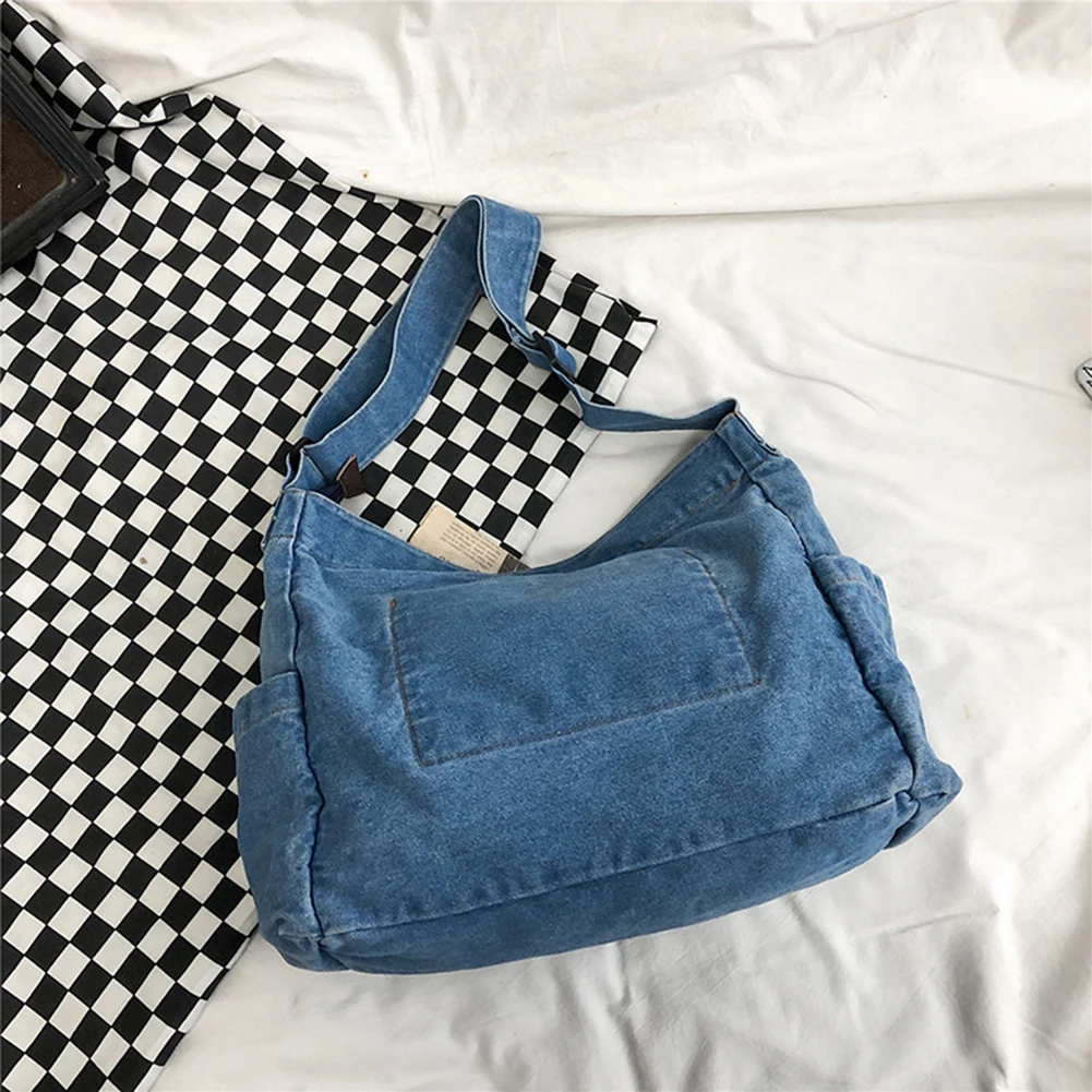 Japanese Harajuku Shoulder Bags Retro Denim Messenger Large Capacity Crossbody Handbags for Women Travel School Office
Japanese Harajuku Shoulder Bags Retro Denim Messenger Large Capacity Crossbody Handbags for Women Travel School Office