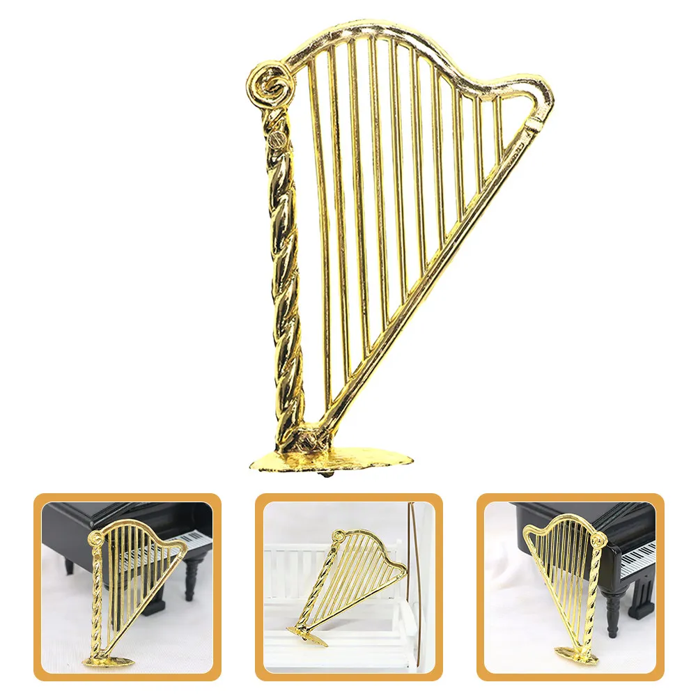 2Pcs Miniature Harp Plastic Classical Elegance Table Decoration for Home Office Dollhouse Miniatures Collection Mini
2Pcs Miniature Harp Plastic Classical Elegance Table Decoration for Home Office Dollhouse Miniatures Collection Mini