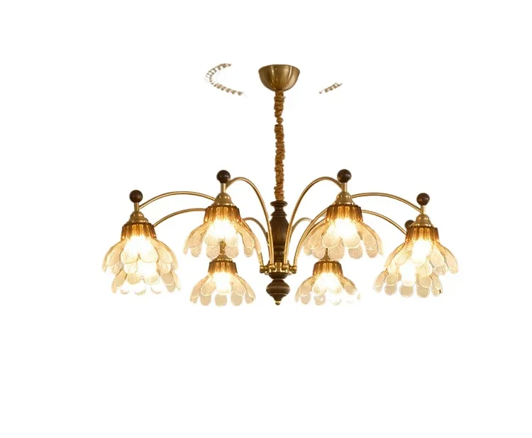 Living room chandelier, high-end hall main light, American vintage designer ash wood solid wood lamp
Living room chandelier, high-end hall main light, American vintage designer ash wood solid wood lamp