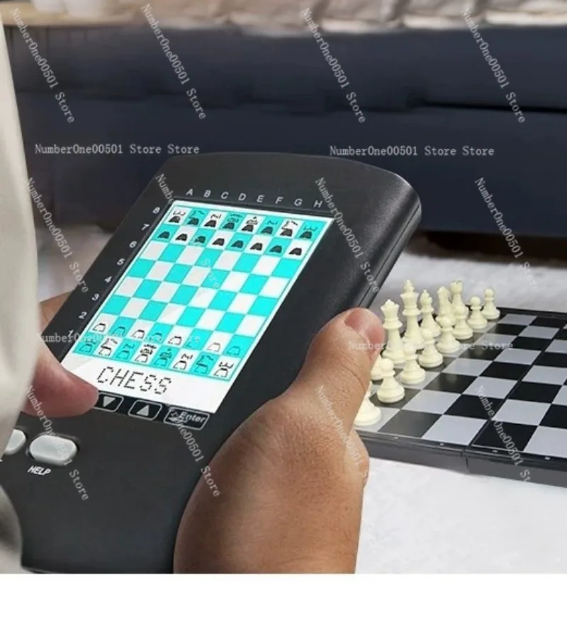 606 8 in 1 Handheld Electronic Chess Game AI Opponent Travel Portable
606 8 in 1 Handheld Electronic Chess Game AI Opponent Travel Portable