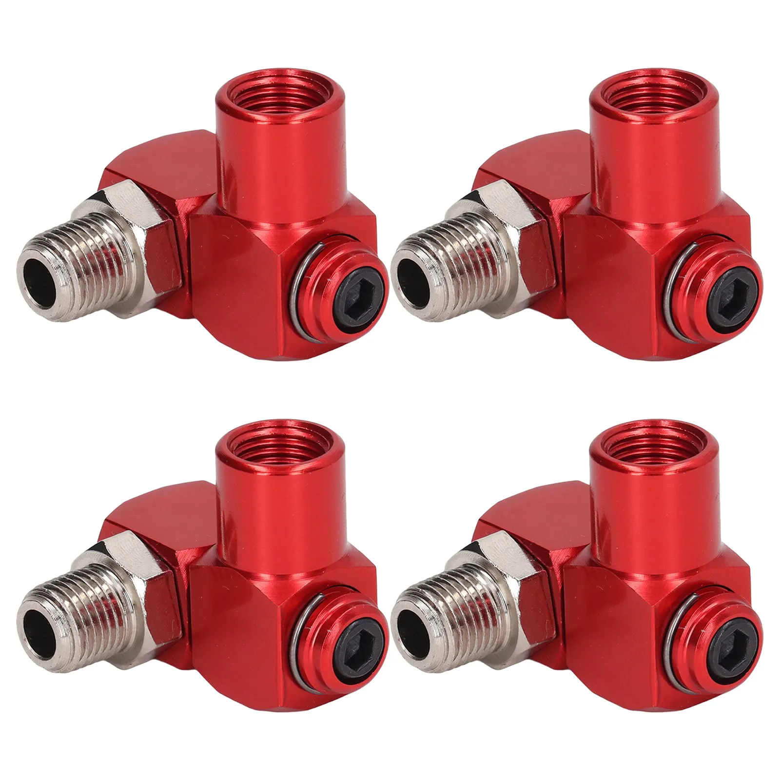 4Pcs 360 Degree Swivel Pneumatic Air Hose Connector Aluminum Quick Connect Fittings Adapter Automotive
4Pcs 360 Degree Swivel Pneumatic Air Hose Connector Aluminum Quick Connect Fittings Adapter Automotive