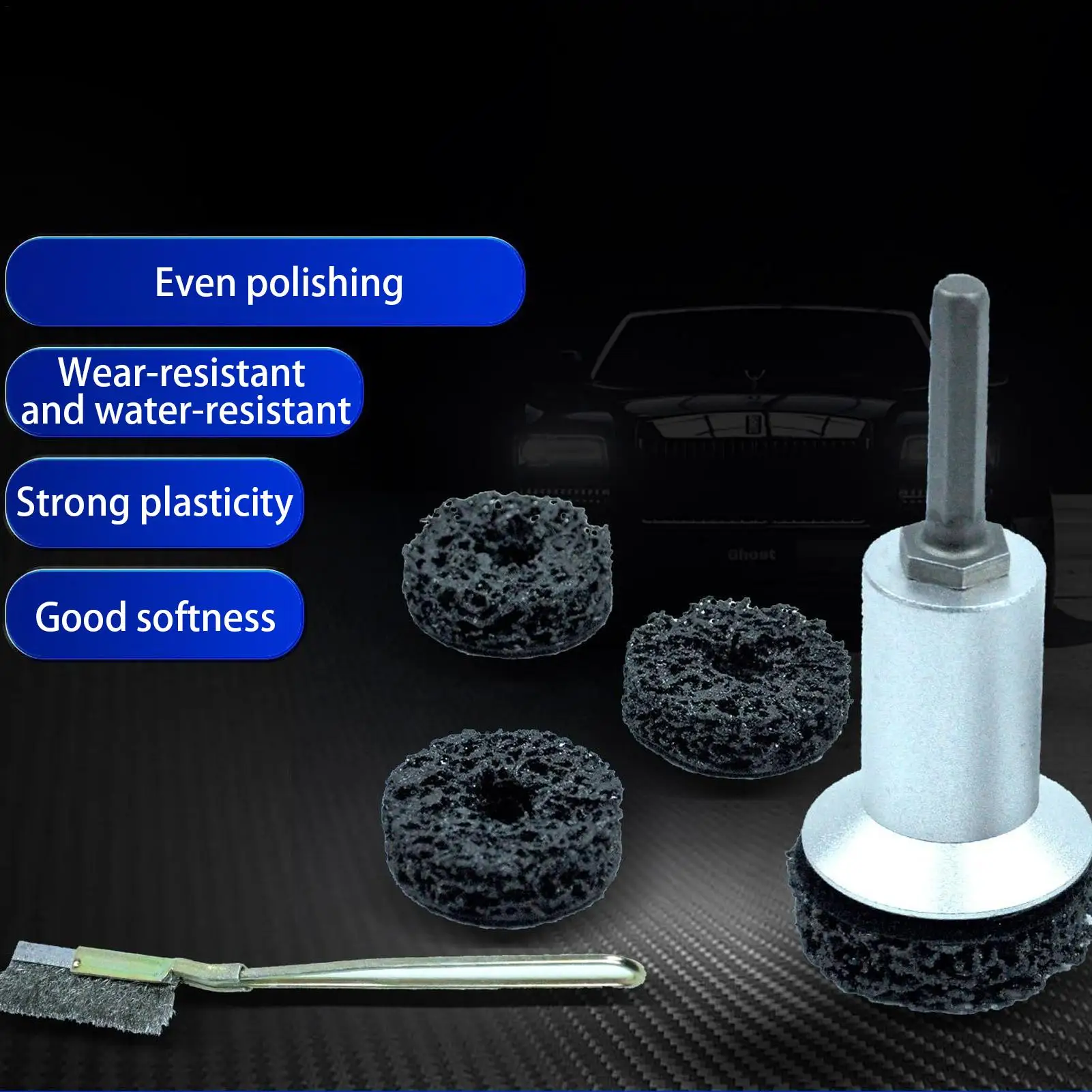 Инструмент для очистки тормозной ступицы Набор для повторной обработки ступицы Инструмент для быстрого удаления ржавчины Реставрационный инструмент Подходит для электрической дрели Удаляет пыль, масляную грязь от дисков
Инструмент для очистки тормозной ступицы Набор для повторной обработки ступицы Инструмент для быстрого удаления ржавчины Реставрационный инструмент Подходит для электрической дрели Удаляет пыль, масляную грязь от дисков