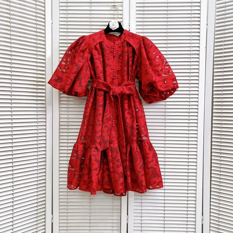 Elegant Luxury Lace Embroidery Evening Dresses Women Summer Holiday Bubble Sleeve Party Prom Dress Formal Occasion
Elegant Luxury Lace Embroidery Evening Dresses Women Summer Holiday Bubble Sleeve Party Prom Dress Formal Occasion
