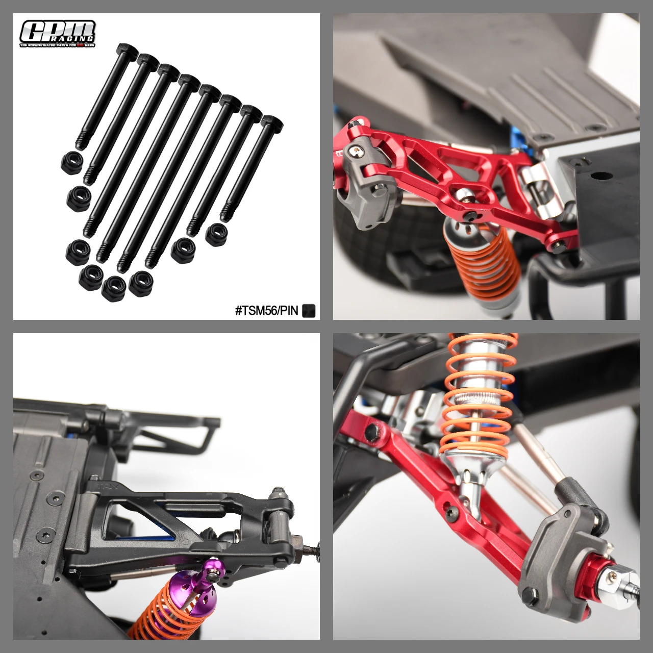 GPM Carbon Steel Completed Suspension Screw Pin Set TRAXXAS 1/10 Slash Mudboss
GPM Carbon Steel Completed Suspension Screw Pin Set TRAXXAS 1/10 Slash Mudboss