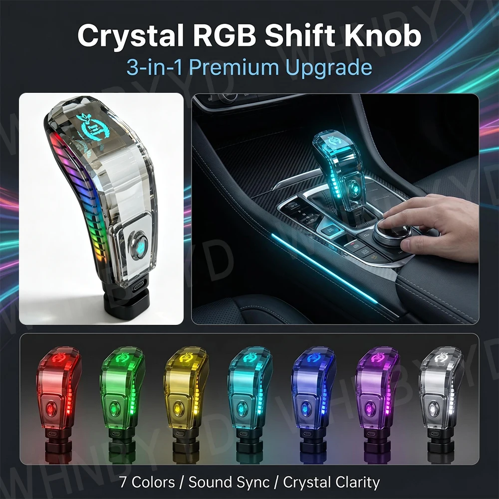 LED Crystal Shift Knob For Toyota RAV4 Corolla/Camry/Levn/Levin/Cross/Avalon/Alion/CHR Highlander Venza Crown 7 Color Gear Head
LED Crystal Shift Knob For Toyota RAV4 Corolla/Camry/Levn/Levin/Cross/Avalon/Alion/CHR Highlander Venza Crown 7 Color Gear Head