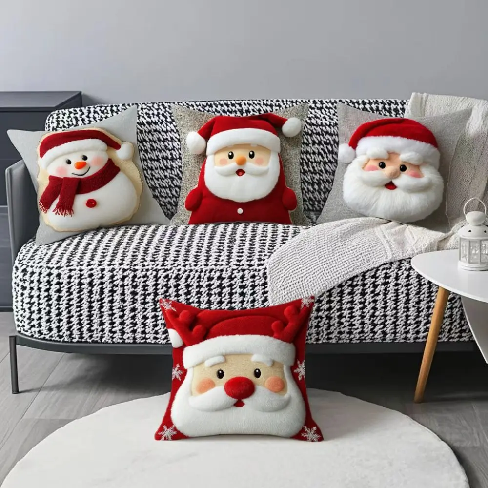 New 45×45cm Christmas Throw Pillow Cover Santa Claus Soft Pillowcase Removable 2D Printed Pillow Cover Home Decoration
New 45×45cm Christmas Throw Pillow Cover Santa Claus Soft Pillowcase Removable 2D Printed Pillow Cover Home Decoration
