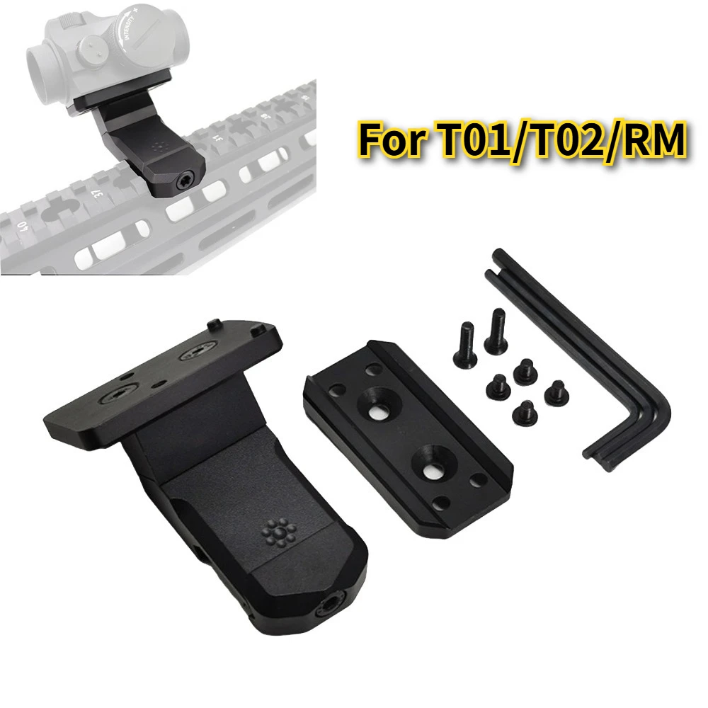 Tactical 45 Degrees Offset Optical Side Metal Mount for T1 T2 RM Red Dot Sight Scope Base Bracket 20mm Rail Hunting Accessories
Tactical 45 Degrees Offset Optical Side Metal Mount for T1 T2 RM Red Dot Sight Scope Base Bracket 20mm Rail Hunting Accessories