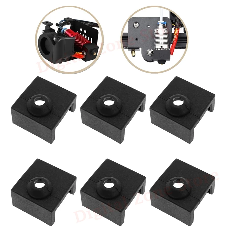 6 Pcs 3D Printer Heater Block Silicone Cover for Creality CR-10 CR-10S S4 S5 CR-10 mini Ender-2 Ender-3 Anet A8 MK7/ 8/9
6 Pcs 3D Printer Heater Block Silicone Cover for Creality CR-10 CR-10S S4 S5 CR-10 mini Ender-2 Ender-3 Anet A8 MK7/ 8/9