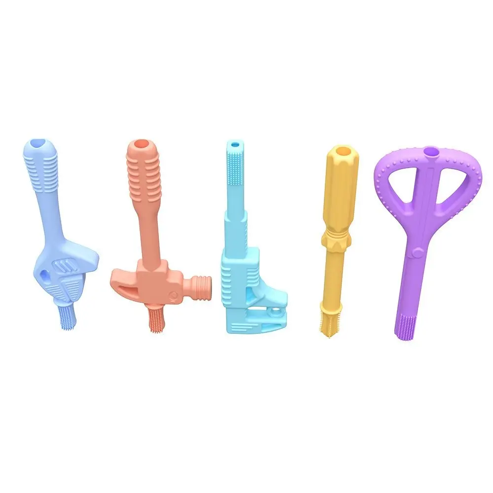 Creative Silicone Teething Toys Tools Shaped Durable Baby Teethers BPA Free Portable Infant Teething Toys Newborn Accessories
Creative Silicone Teething Toys Tools Shaped Durable Baby Teethers BPA Free Portable Infant Teething Toys Newborn Accessories