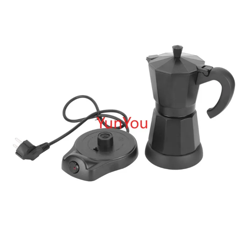 Aluminum electric Mocha pot Italian style European plug-in coffee machine for household use, fast and convenient electric
Aluminum electric Mocha pot Italian style European plug-in coffee machine for household use, fast and convenient electric