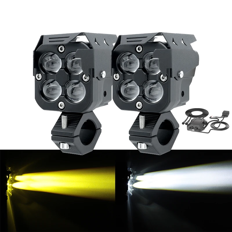 Светодиодный прожектор для мотоцикла, двухцветный, противотуманные фары дальнего/ближнего света для грязевых велосипедов, грузовиков, внедорожников, UTV, квадроциклов, линз проектора, противотуманные фары
Светодиодный прожектор для мотоцикла, двухцветный, противотуманные фары дальнего/ближнего света для грязевых велосипедов, грузовиков, внедорожников, UTV, квадроциклов, линз проектора, противотуманные фары