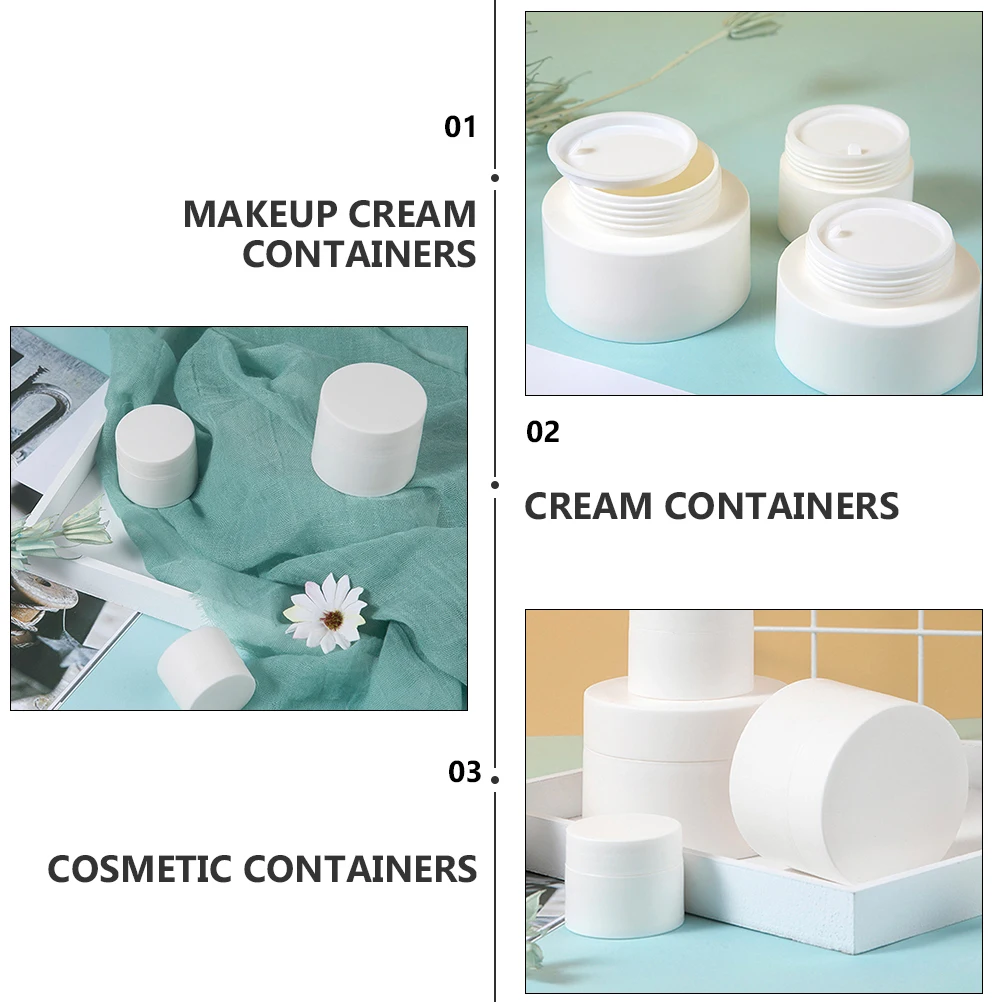 10 Pcs Cream Box Storage Jars Refillable Makeup Container Matte Portable Ointments Lotion Sample Pp Packaging Bottle Empty Face
10 Pcs Cream Box Storage Jars Refillable Makeup Container Matte Portable Ointments Lotion Sample Pp Packaging Bottle Empty Face