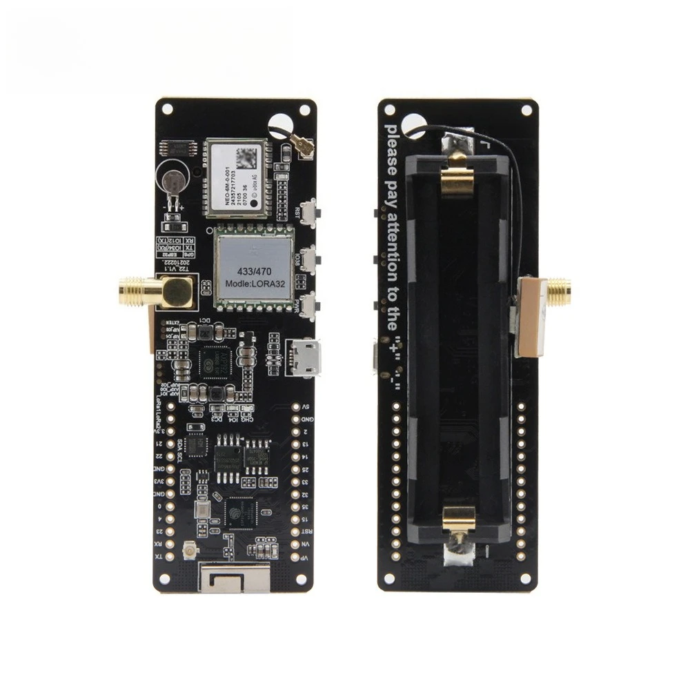 Meshtastic T-Beam V1.2 ESP32 LoRaGPS WiFi Bluetooth Development Board
Meshtastic T-Beam V1.2 ESP32 LoRaGPS WiFi Bluetooth Development Board