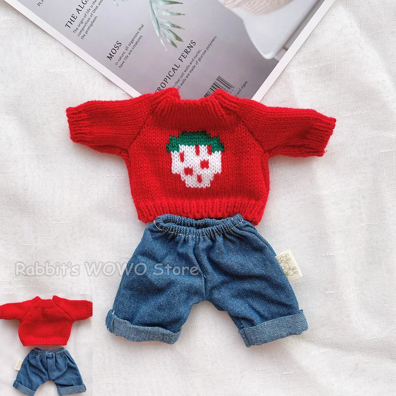 Doll Clothes for 24cm Spanish Mia Potato Dolls Accessories Outfits Strawberry Sweater Jeans Suit Dress Up Kids Toy Girls Gift
Doll Clothes for 24cm Spanish Mia Potato Dolls Accessories Outfits Strawberry Sweater Jeans Suit Dress Up Kids Toy Girls Gift
