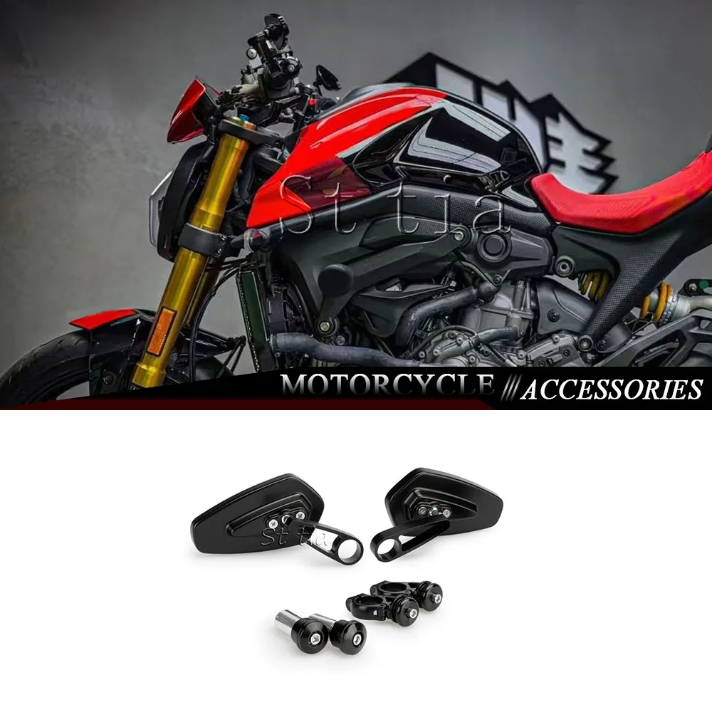 Motorcycle Handlebar Rearview Mirror For Ducati Monster 937 950 2021-2025 MONSTER 950 937 SP Handle Bar End Rear View Mirrors
Motorcycle Handlebar Rearview Mirror For Ducati Monster 937 950 2021-2025 MONSTER 950 937 SP Handle Bar End Rear View Mirrors