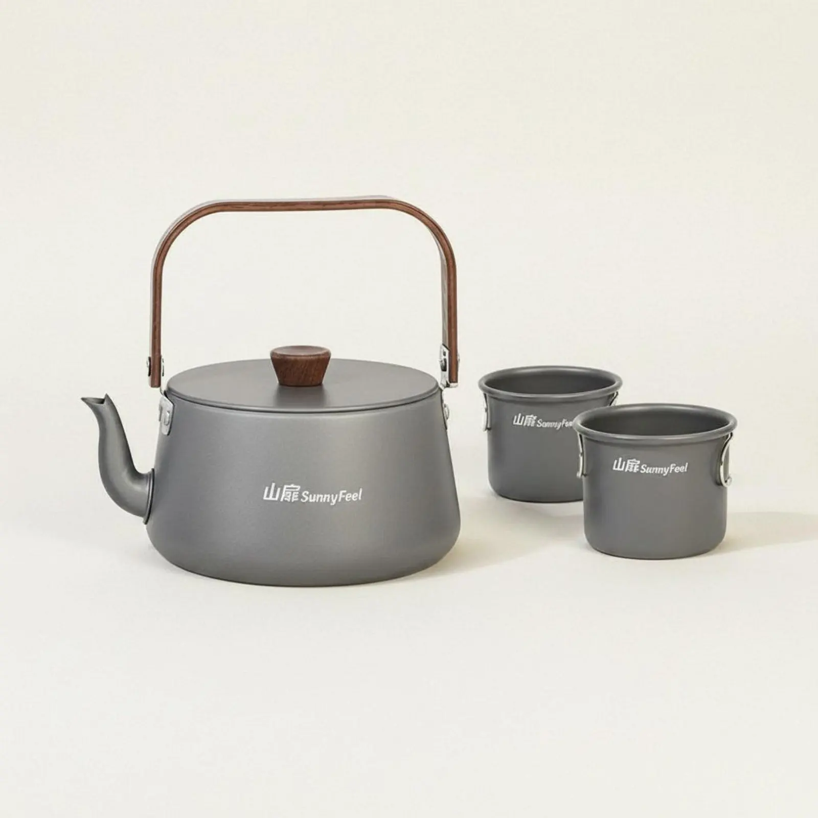 3 Pieces Camping Kettle Set Lightweight Outdoor Water Kettle Portable Teapot with Cups for Travel
3 Pieces Camping Kettle Set Lightweight Outdoor Water Kettle Portable Teapot with Cups for Travel