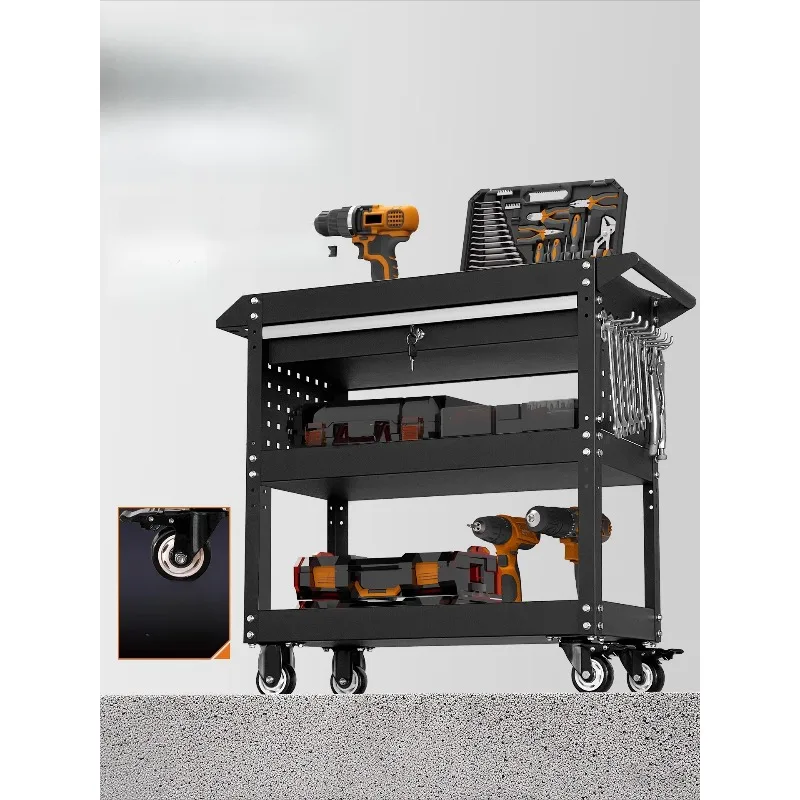 Мобильная тележка для инструментов для мастерской, тележка для деталей, многофункциональная тележка для обслуживания, авторемонт, сверхмощное утолщенное хранилище, поворотный автомобиль
Мобильная тележка для инструментов для мастерской, тележка для деталей, многофункциональная тележка для обслуживания, авторемонт, сверхмощное утолщенное хранилище, поворотный автомобиль