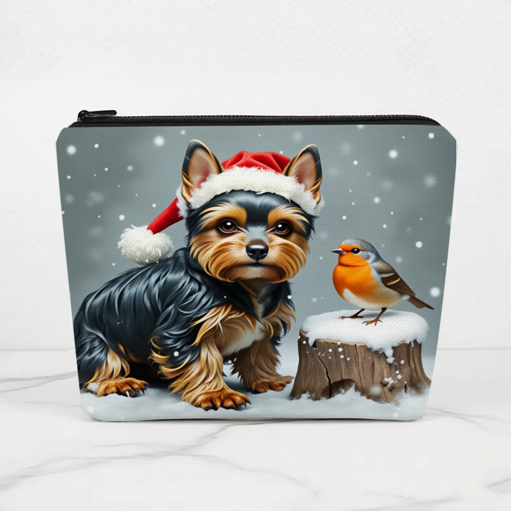 Косметичка Yorkie Wearing Santa Hat с изображением Робина, косметичка для девочек, сумка для туалетных принадлежностей, пенал, сумка для хранения в путешествиях
Косметичка Yorkie Wearing Santa Hat с изображением Робина, косметичка для девочек, сумка для туалетных принадлежностей, пенал, сумка для хранения в путешествиях