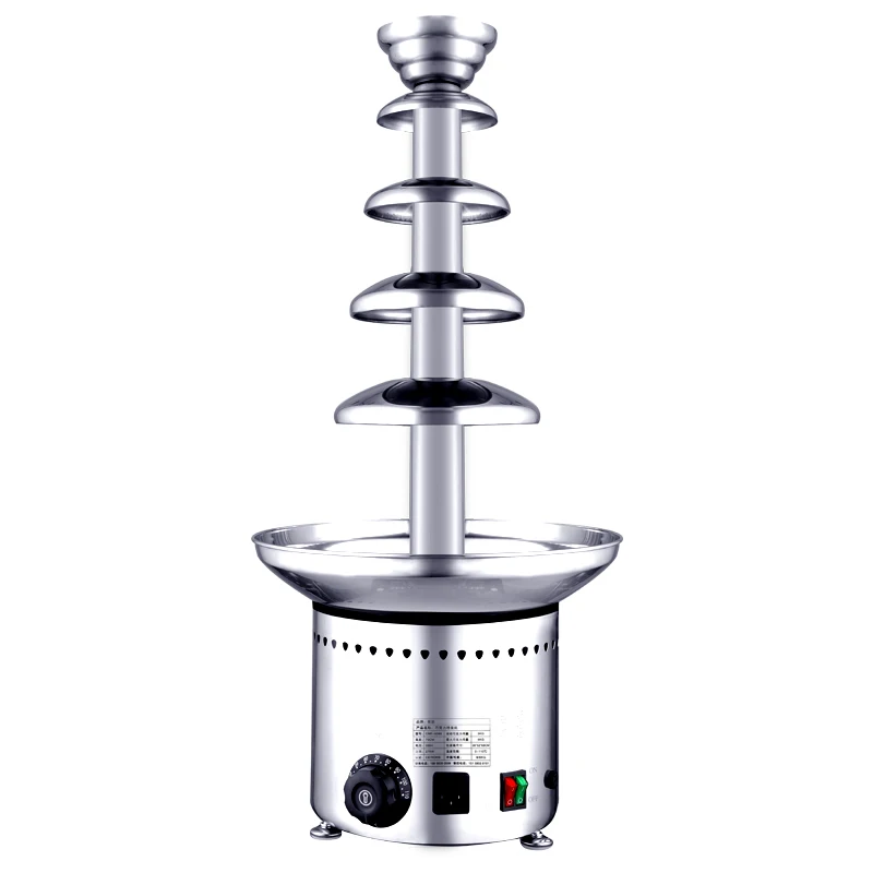 Five-layer chocolate fountain machine waterfall machine stainless steel sauce spray tower
Five-layer chocolate fountain machine waterfall machine stainless steel sauce spray tower