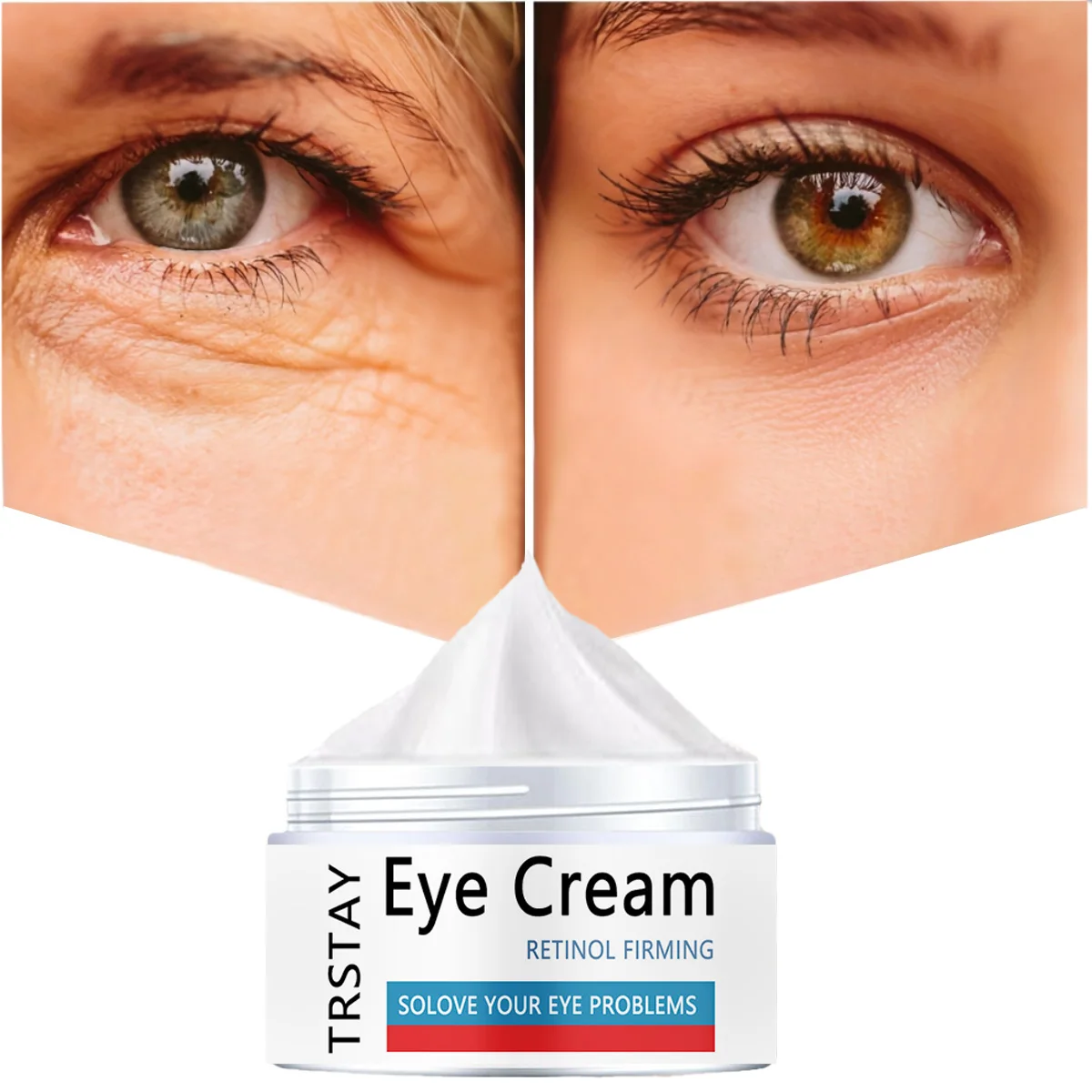 TRSTAY Eye Cream Retinol Firming Solves Your Eye Problems, reduces fine lines, and smoothes wrinkles
TRSTAY Eye Cream Retinol Firming Solves Your Eye Problems, reduces fine lines, and smoothes wrinkles
