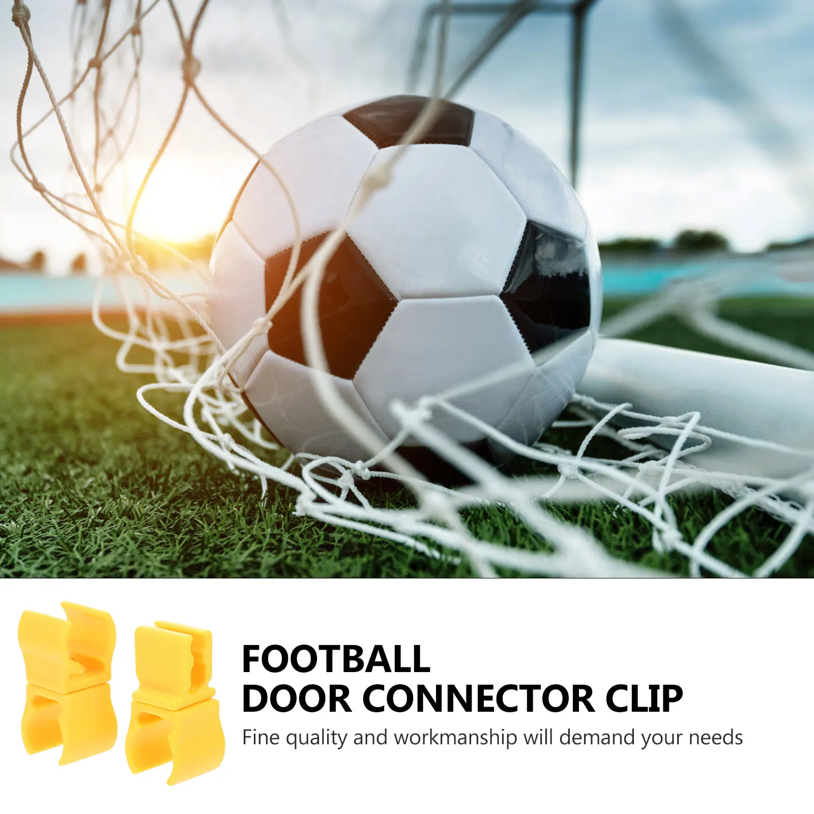 10pcs Football Door Connector Clip Sports Equipment Fixing Fastener Outdoor Use Dog Training Ring Fixing Clip Wicker Connection
10pcs Football Door Connector Clip Sports Equipment Fixing Fastener Outdoor Use Dog Training Ring Fixing Clip Wicker Connection